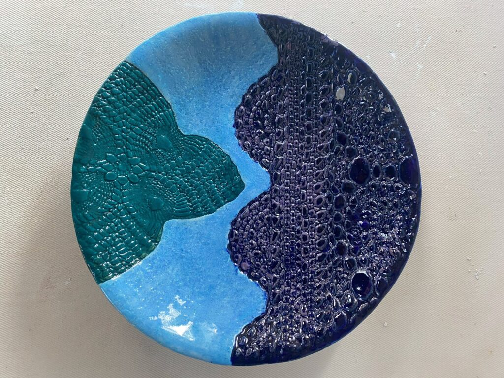 Blue Patterned Bowl